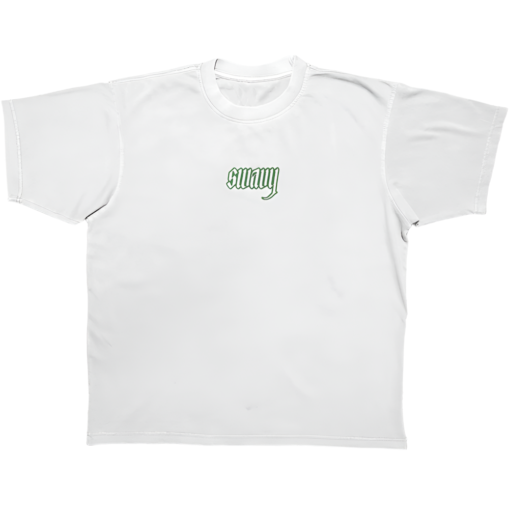 white SWAVY tee