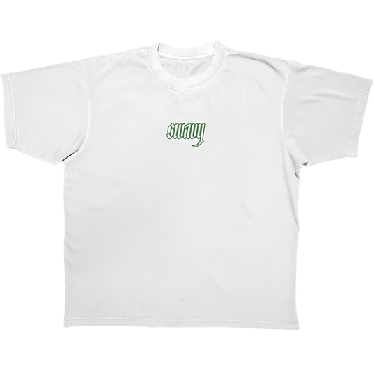 white SWAVY tee